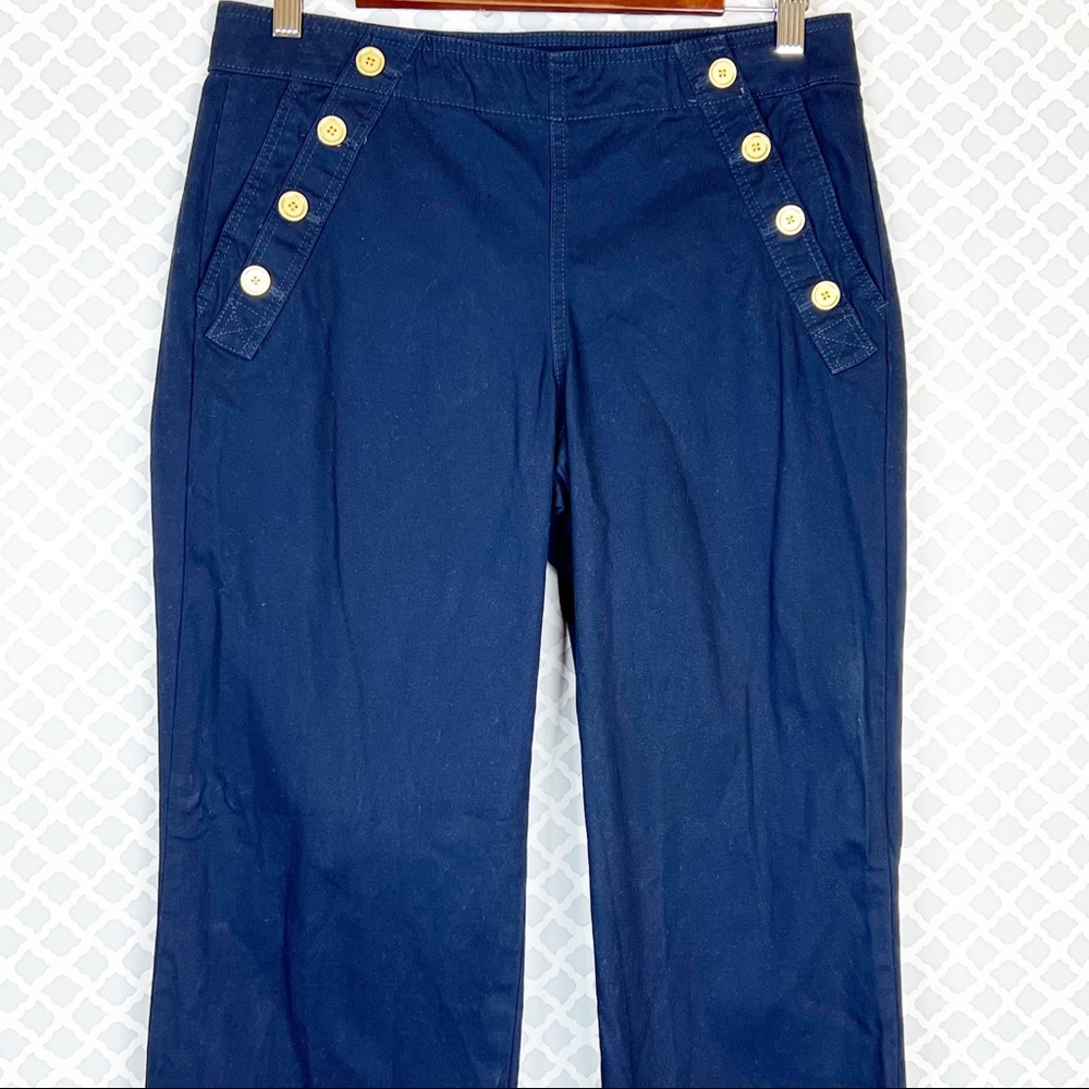 EUC J. Crew Factory Navy Sailor Trouser Pants - Picture 2 of 9